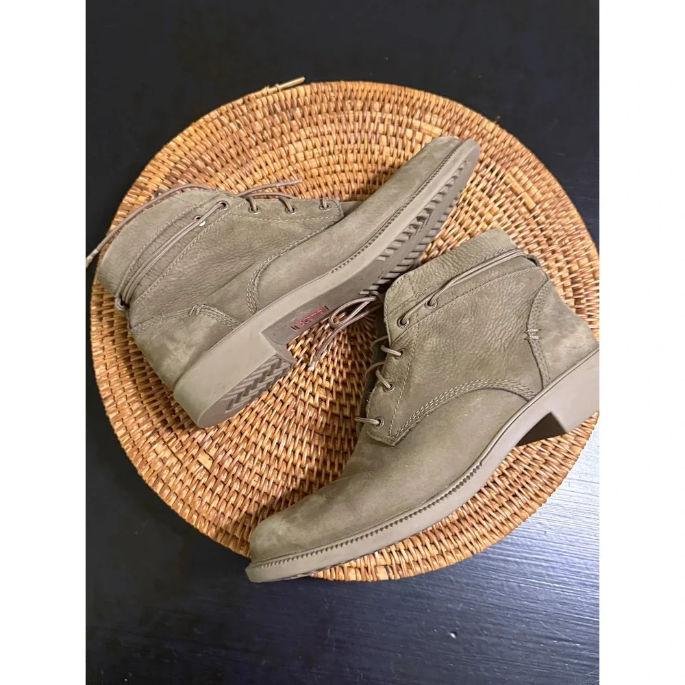 Kodiak Bralorne Waterproof Leather Ankle Boots Olive Green KD0A4TD7OGX Womens 10